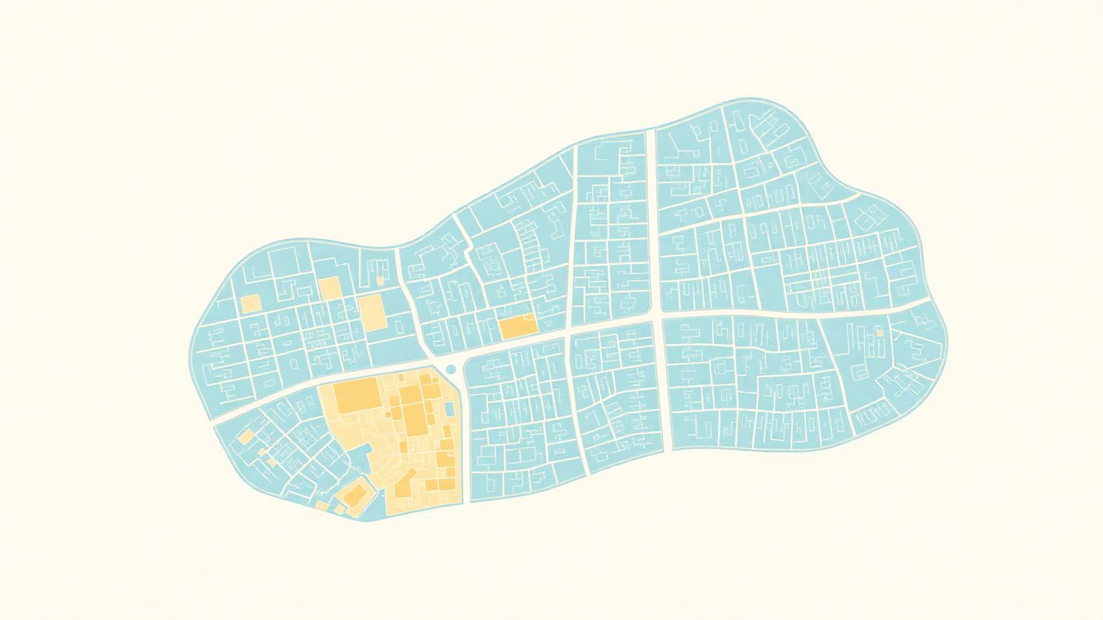 Neighbourhood safety heat map preview showing incident density